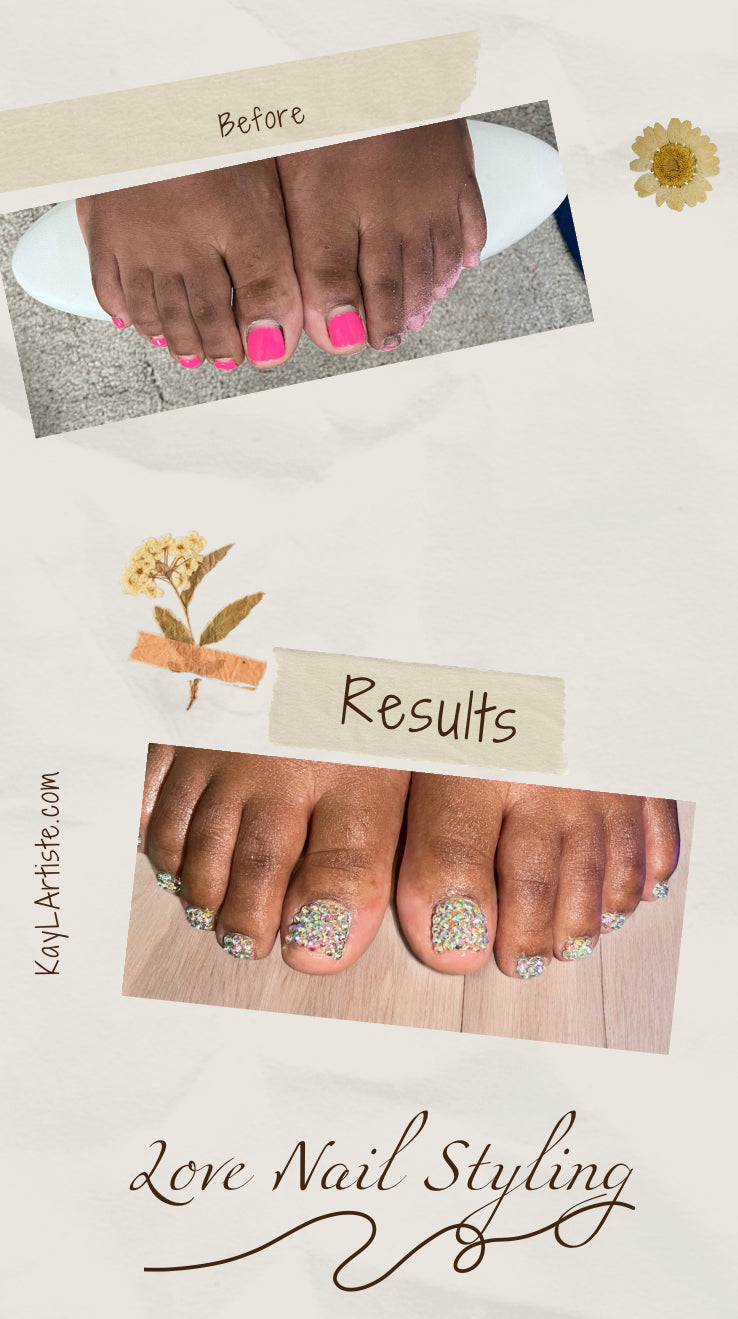 Acrylic & Bling Toes (Fill-In)